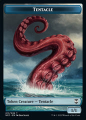 Tentacle // Champion of Wits Double-Sided Token [Streets of New Capenna Commander Tokens] MTG Single Magic: The Gathering | Red Claw Gaming