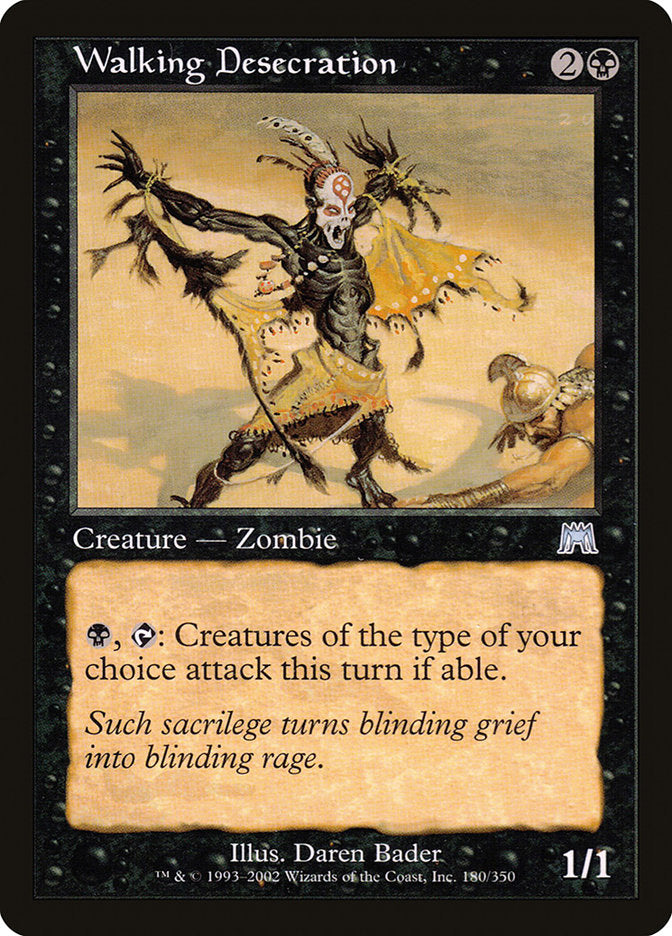 Walking Desecration [Onslaught] MTG Single Magic: The Gathering | Red Claw Gaming