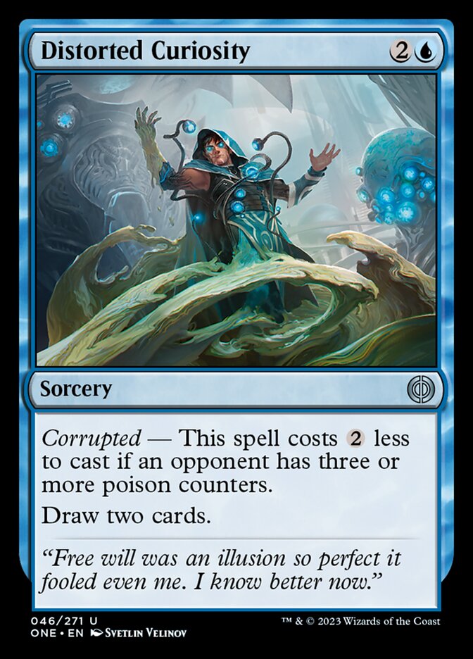 Distorted Curiosity [Phyrexia: All Will Be One] MTG Single Magic: The Gathering | Red Claw Gaming