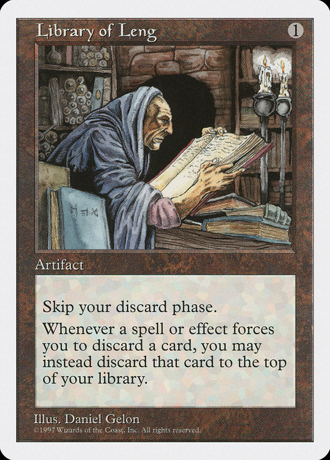 Library of Leng [Fifth Edition] MTG Single Magic: The Gathering | Red Claw Gaming
