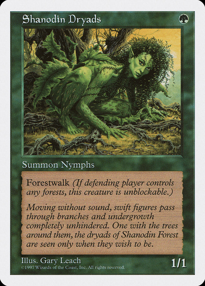 Shanodin Dryads [Fifth Edition] MTG Single Magic: The Gathering | Red Claw Gaming