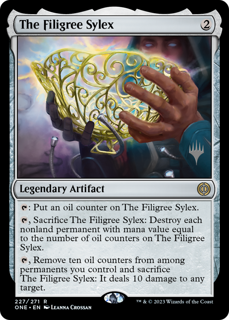 The Filigree Sylex (Promo Pack) [Phyrexia: All Will Be One Promos] MTG Single Magic: The Gathering | Red Claw Gaming