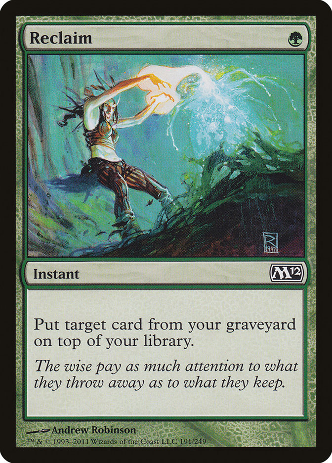Reclaim [Magic 2012] MTG Single Magic: The Gathering | Red Claw Gaming