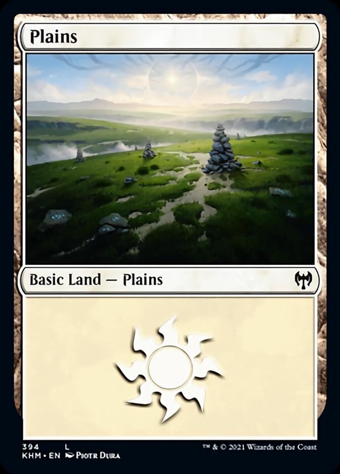Plains (394) [Kaldheim] MTG Single Magic: The Gathering | Red Claw Gaming