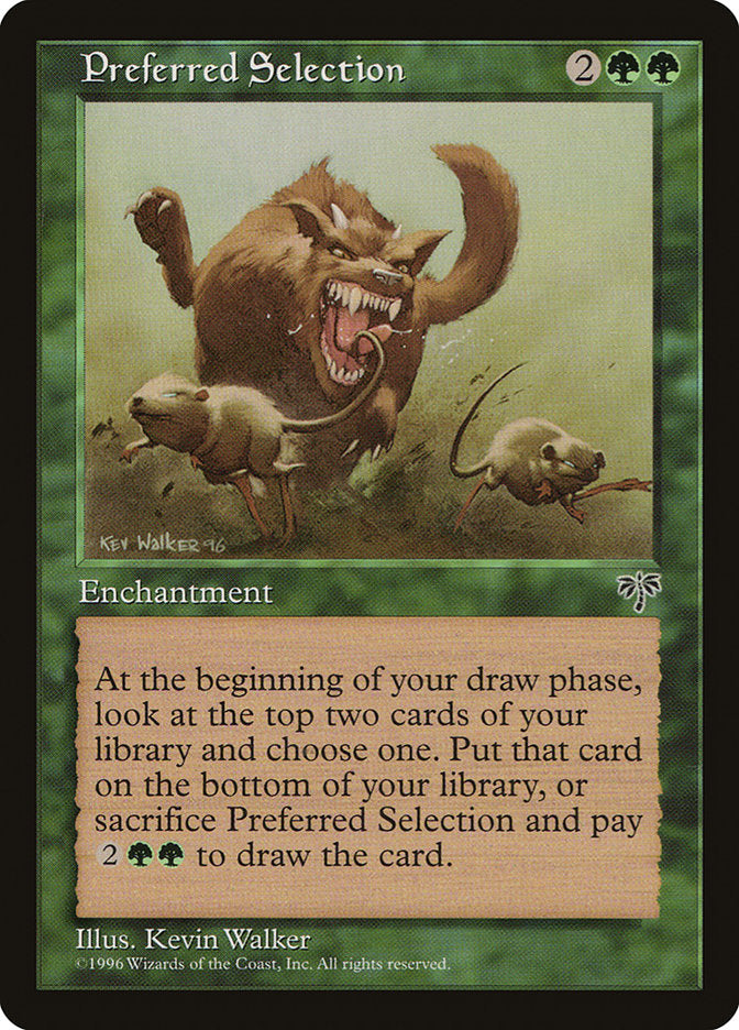 Preferred Selection [Mirage] MTG Single Magic: The Gathering | Red Claw Gaming