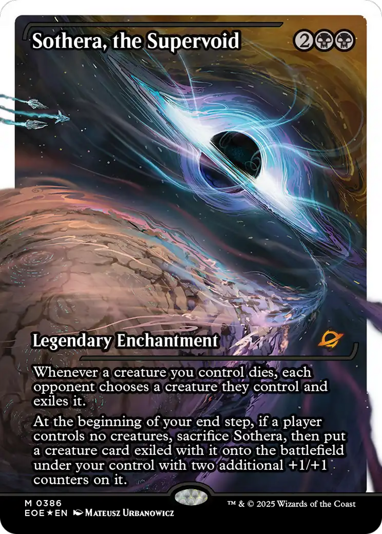 Sothera, the Supervoid (Fracture Foil) [Edge of Eternities] MTG Single Magic: The Gathering | Red Claw Gaming