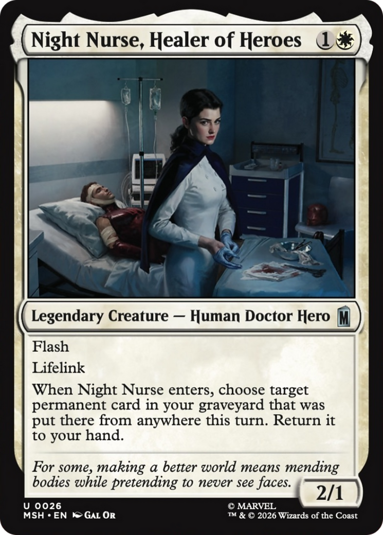 Night Nurse, Healer of Heroes [Marvel Super Heroes] | Red Claw Gaming