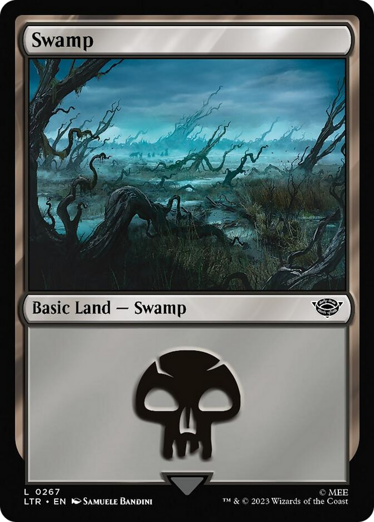 Swamp (267) [The Lord of the Rings: Tales of Middle-Earth] MTG Single Magic: The Gathering | Red Claw Gaming