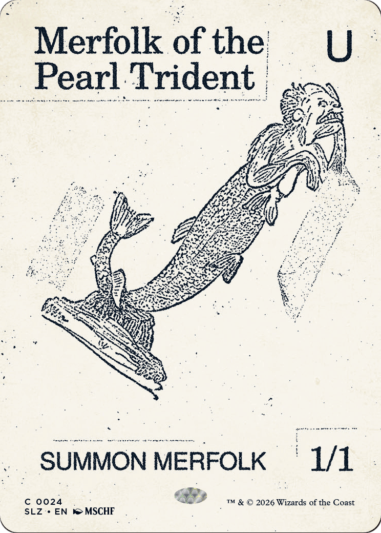 Merfolk of the Pearl Trident (0024) [Secret Lair x MSCHF: The Zeta Set] | Red Claw Gaming