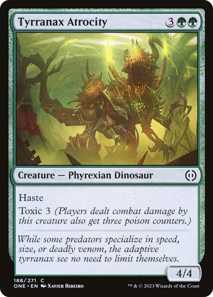 Tyrranax Atrocity [Phyrexia: All Will Be One] MTG Single Magic: The Gathering | Red Claw Gaming