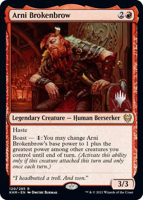 Arni Brokenbrow (Promo Pack) [Kaldheim Promos] MTG Single Magic: The Gathering | Red Claw Gaming