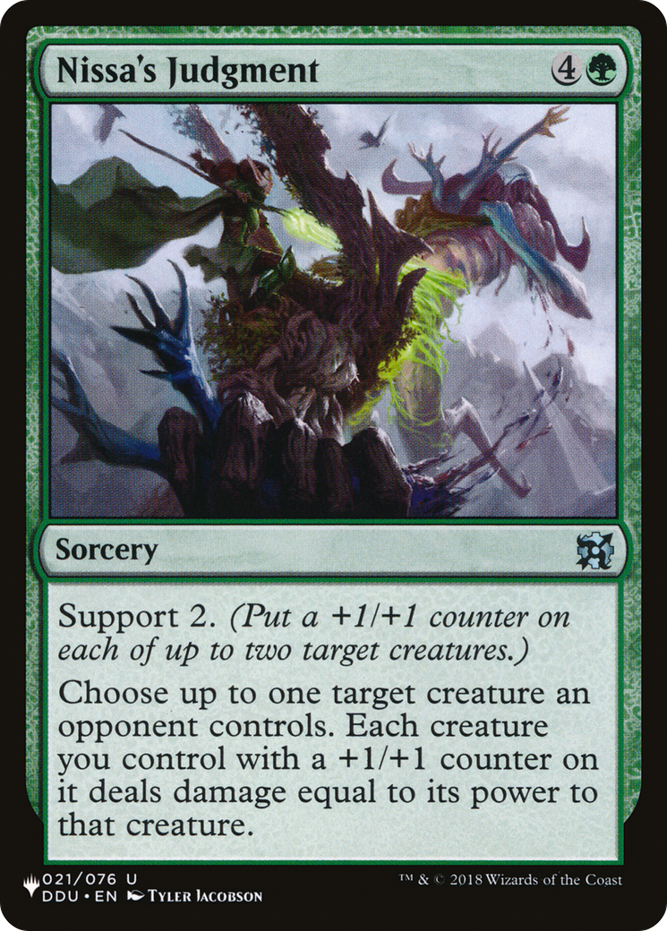Nissa's Judgment [The List] MTG Single Magic: The Gathering | Red Claw Gaming