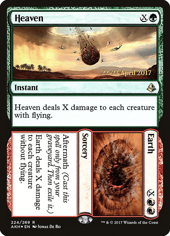 Heaven // Earth [Amonkhet Prerelease Promos] MTG Single Magic: The Gathering | Red Claw Gaming