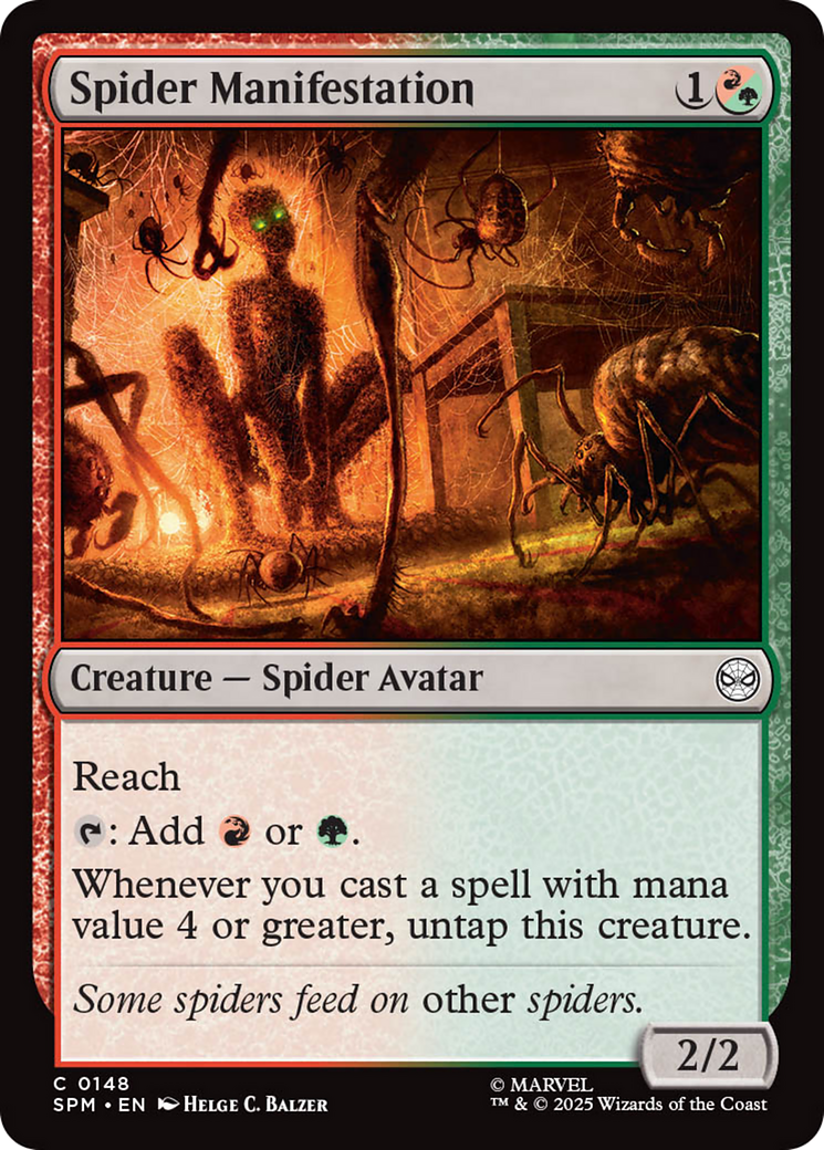 Spider Manifestation [Marvel's Spider-Man] MTG Single Magic: The Gathering | Red Claw Gaming