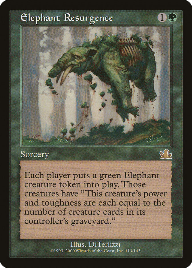 Elephant Resurgence [Prophecy] MTG Single Magic: The Gathering | Red Claw Gaming
