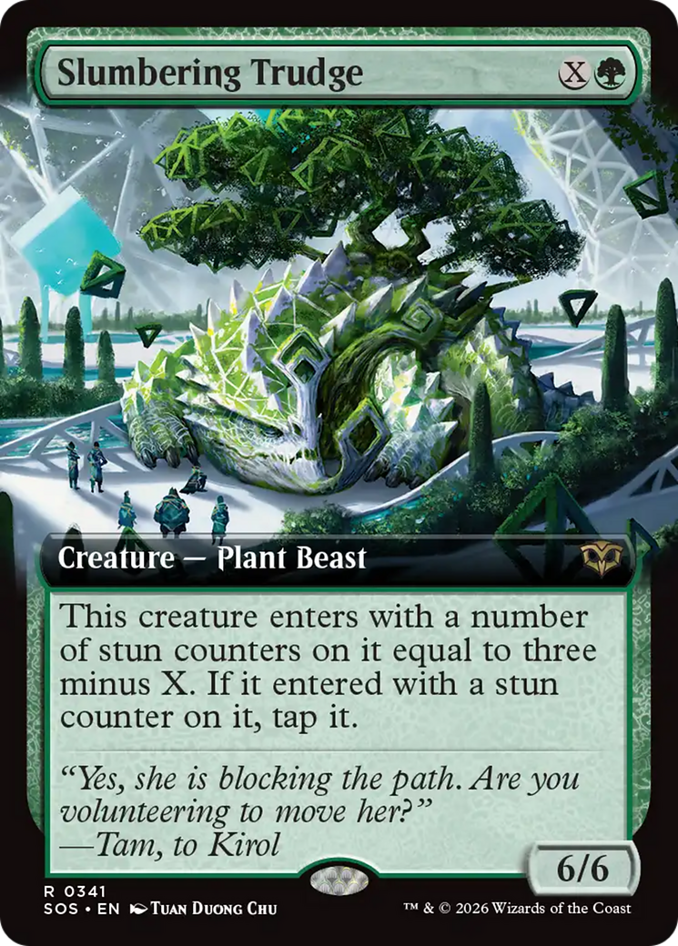 Slumbering Trudge (Extended Art) [Secrets of Strixhaven] MTG Single Magic: The Gathering | Red Claw Gaming