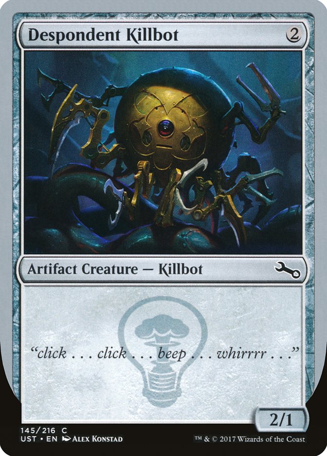 Despondent Killbot [Unstable] MTG Single Magic: The Gathering | Red Claw Gaming