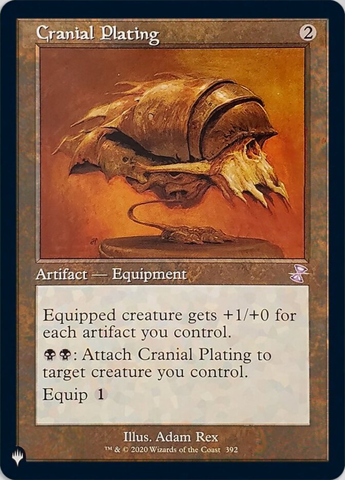 Cranial Plating [The List] MTG Single Magic: The Gathering | Red Claw Gaming