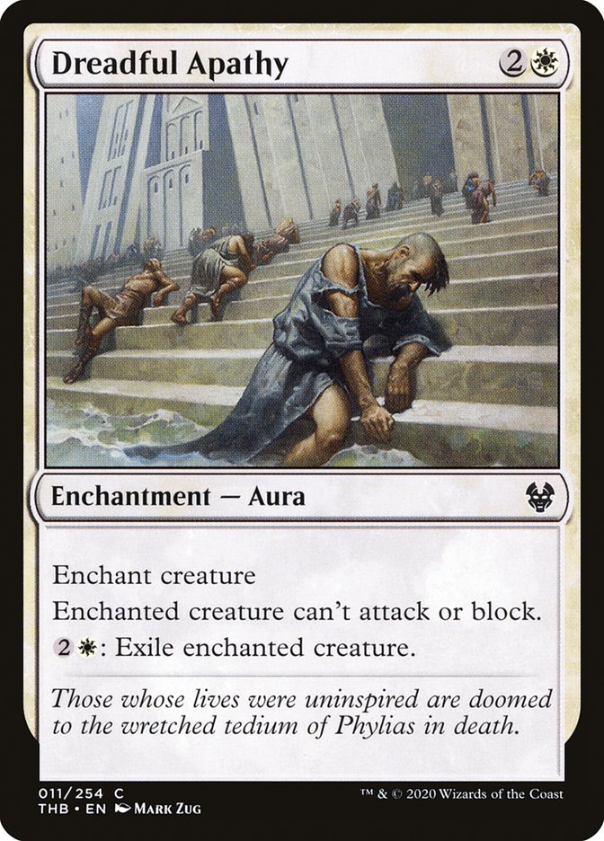 Dreadful Apathy [Theros Beyond Death] MTG Single Magic: The Gathering | Red Claw Gaming