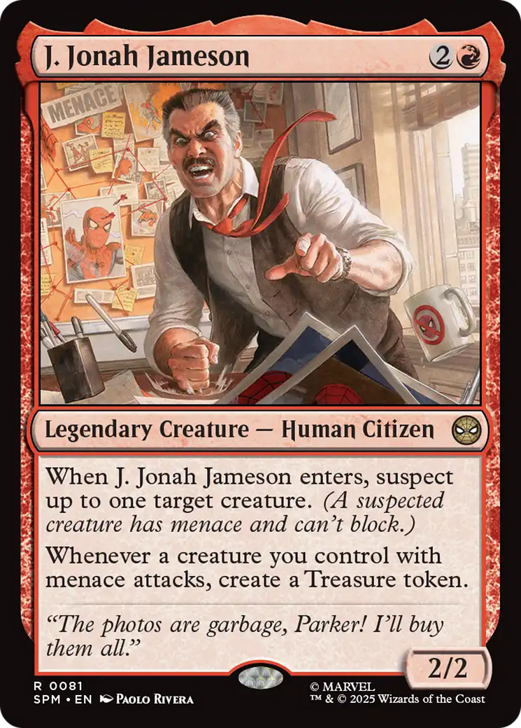 J. Jonah Jameson [Marvel's Spider-Man] MTG Single Magic: The Gathering | Red Claw Gaming