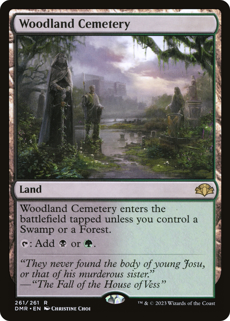 Woodland Cemetery [Dominaria Remastered] MTG Single Magic: The Gathering | Red Claw Gaming