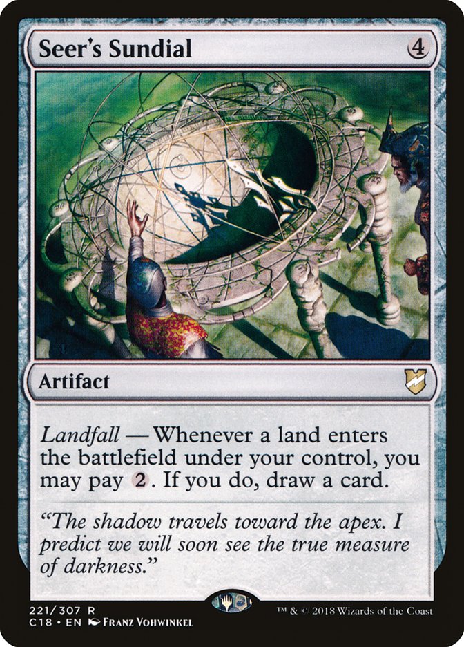 Seer's Sundial [Commander 2018] MTG Single Magic: The Gathering | Red Claw Gaming
