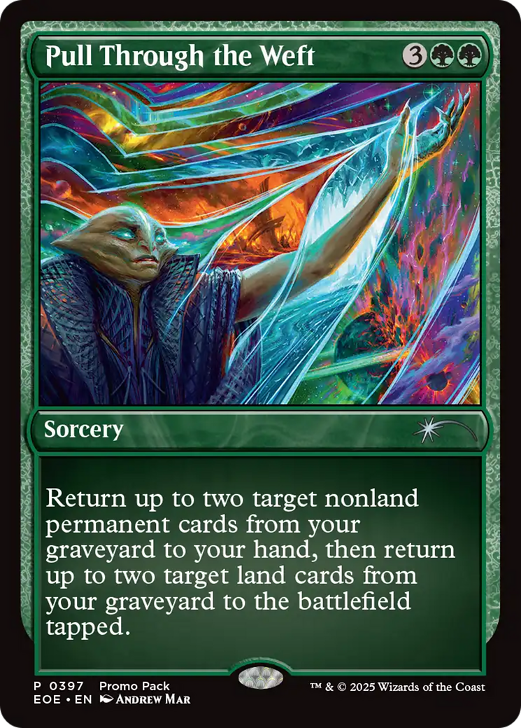 Pull Through the Weft [Edge of Eternities Promo Pack] MTG Single Magic: The Gathering | Red Claw Gaming