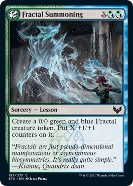 Fractal Summoning [Strixhaven: School of Mages] MTG Single Magic: The Gathering | Red Claw Gaming