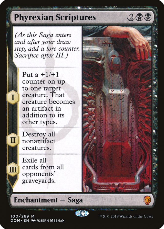 Phyrexian Scriptures [Dominaria] MTG Single Magic: The Gathering | Red Claw Gaming