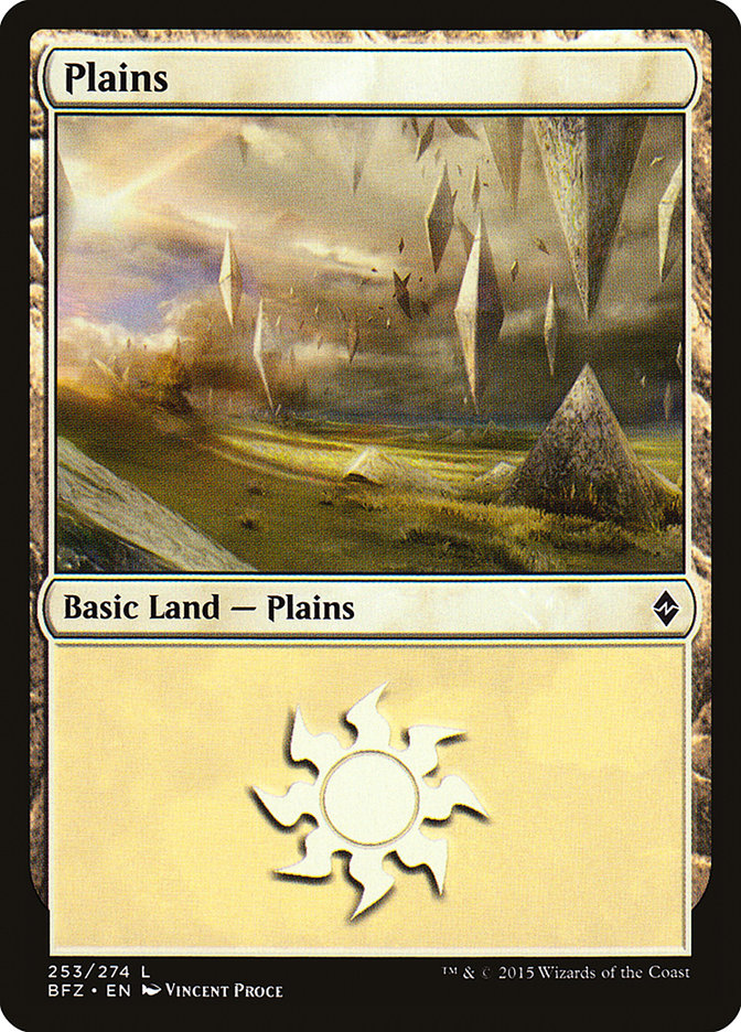 Plains (253) [Battle for Zendikar] MTG Single Magic: The Gathering | Red Claw Gaming