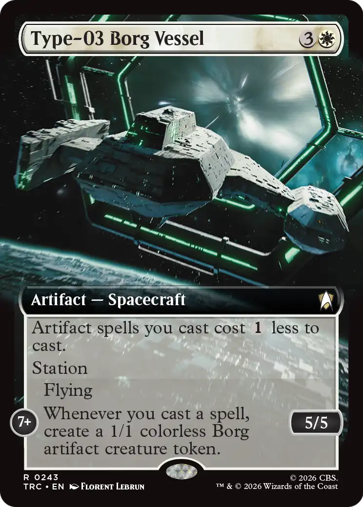 Type-03 Borg Vessel (Extended Art) [Star Trek Commander] | Red Claw Gaming