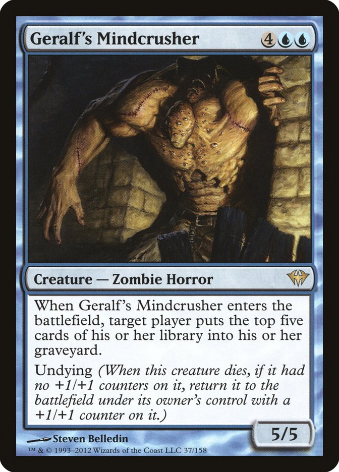 Geralf's Mindcrusher [Dark Ascension] MTG Single Magic: The Gathering | Red Claw Gaming