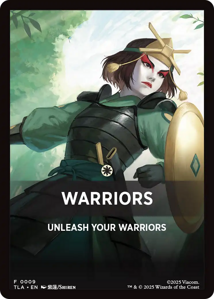 Warriors Theme Card [Avatar: The Last Airbender Tokens] | Red Claw Gaming
