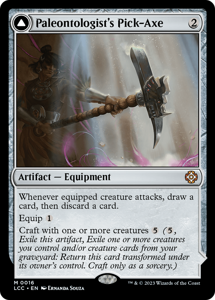 Paleontologist's Pick-Axe [The Lost Caverns of Ixalan Commander] MTG Single Magic: The Gathering | Red Claw Gaming