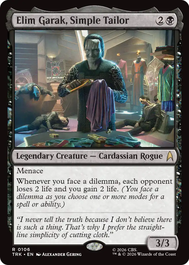 Elim Garak, Simple Tailor [Star Trek] MTG Single Magic: The Gathering | Red Claw Gaming