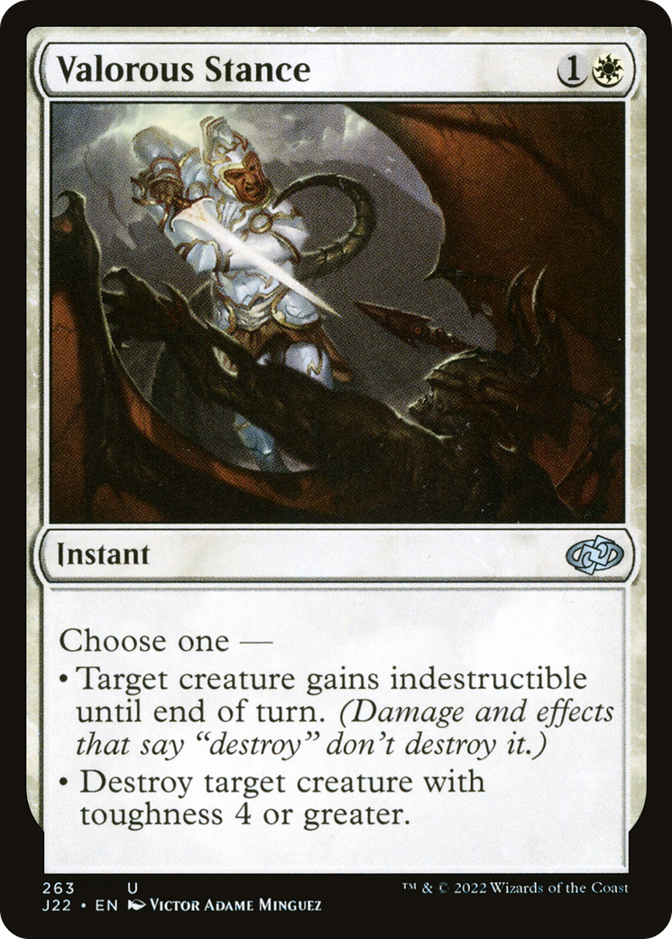 Valorous Stance (263) [Jumpstart 2022] MTG Single Magic: The Gathering | Red Claw Gaming