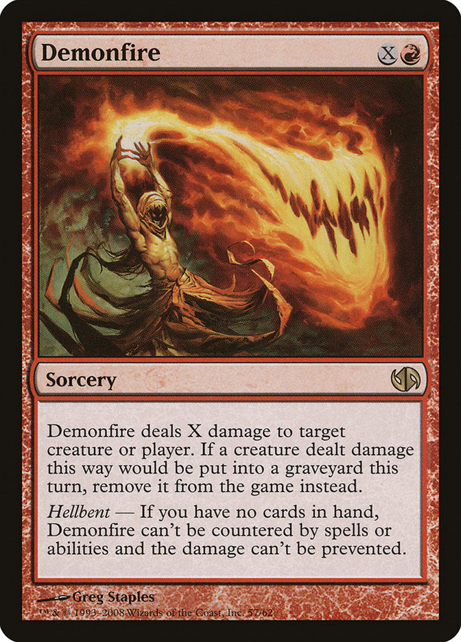 Demonfire [Duel Decks: Jace vs. Chandra] MTG Single Magic: The Gathering | Red Claw Gaming