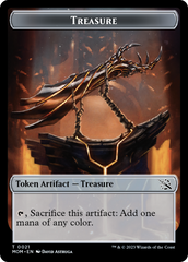 Treasure (21) // Dinosaur Double-Sided Token [March of the Machine Tokens] MTG Single Magic: The Gathering | Red Claw Gaming