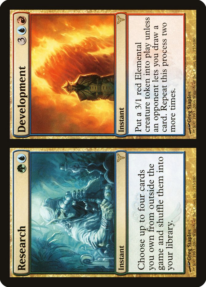 Research // Development [Dissension] MTG Single Magic: The Gathering | Red Claw Gaming