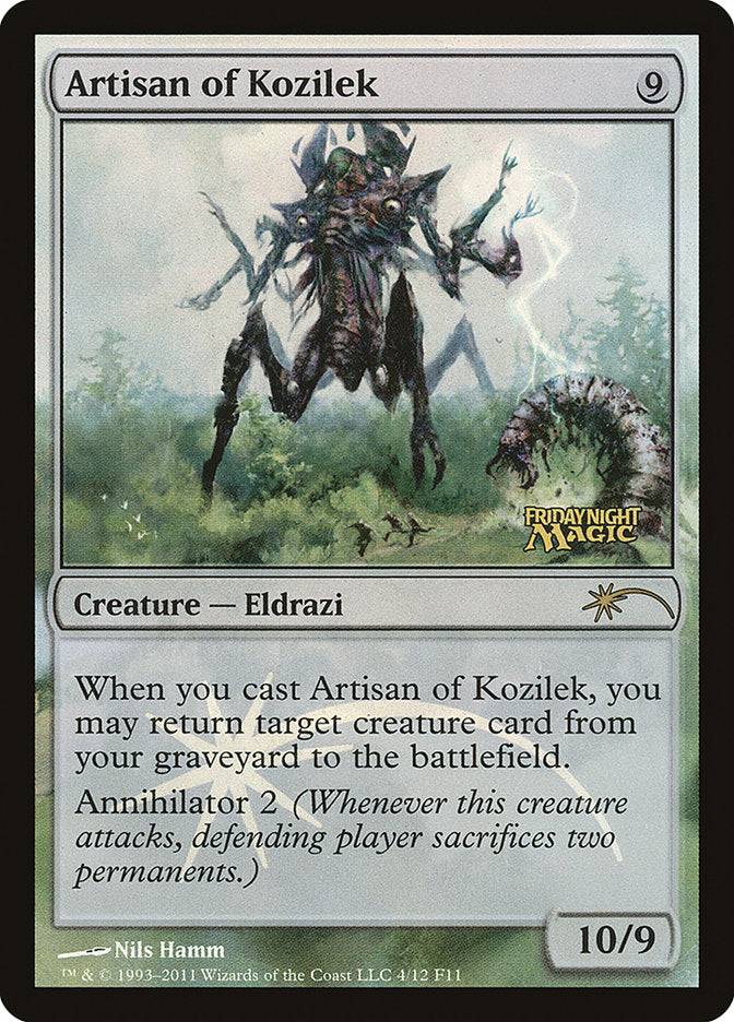 Artisan of Kozilek [Friday Night Magic 2011] MTG Single Magic: The Gathering | Red Claw Gaming