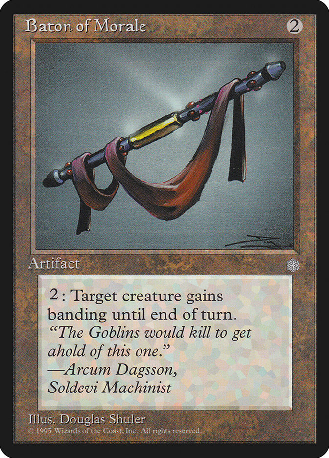 Baton of Morale [Ice Age] MTG Single Magic: The Gathering | Red Claw Gaming