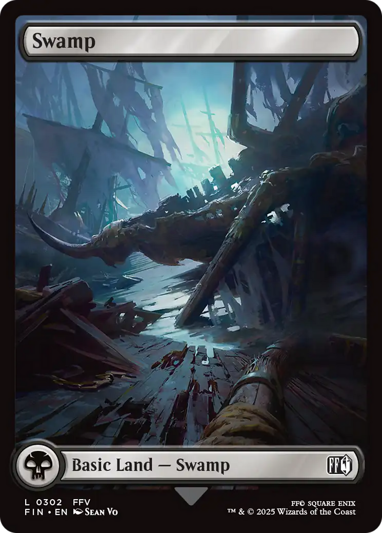 Swamp (0302) [FINAL FANTASY] MTG Single Magic: The Gathering | Red Claw Gaming