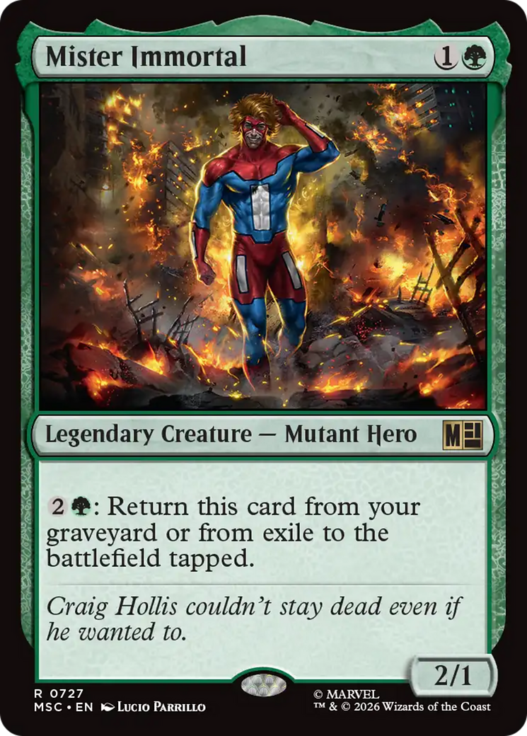 Mister Immortal [Marvel Super Heroes Commander] | Red Claw Gaming