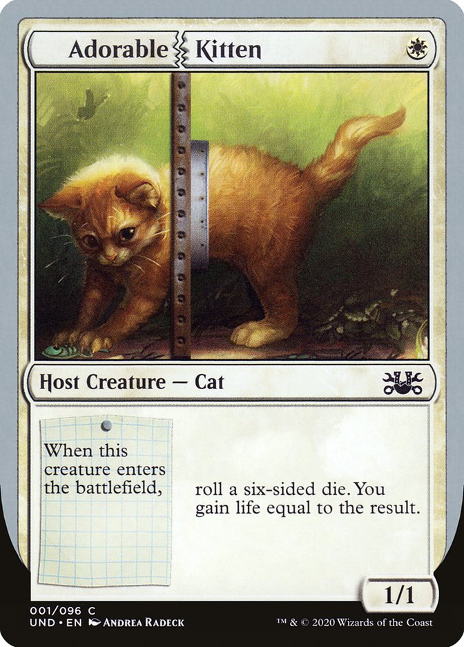 Adorable Kitten [Unsanctioned] MTG Single Magic: The Gathering | Red Claw Gaming