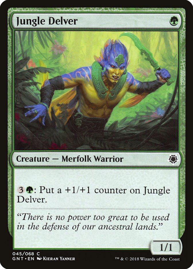 Jungle Delver [Game Night 2018] MTG Single Magic: The Gathering | Red Claw Gaming