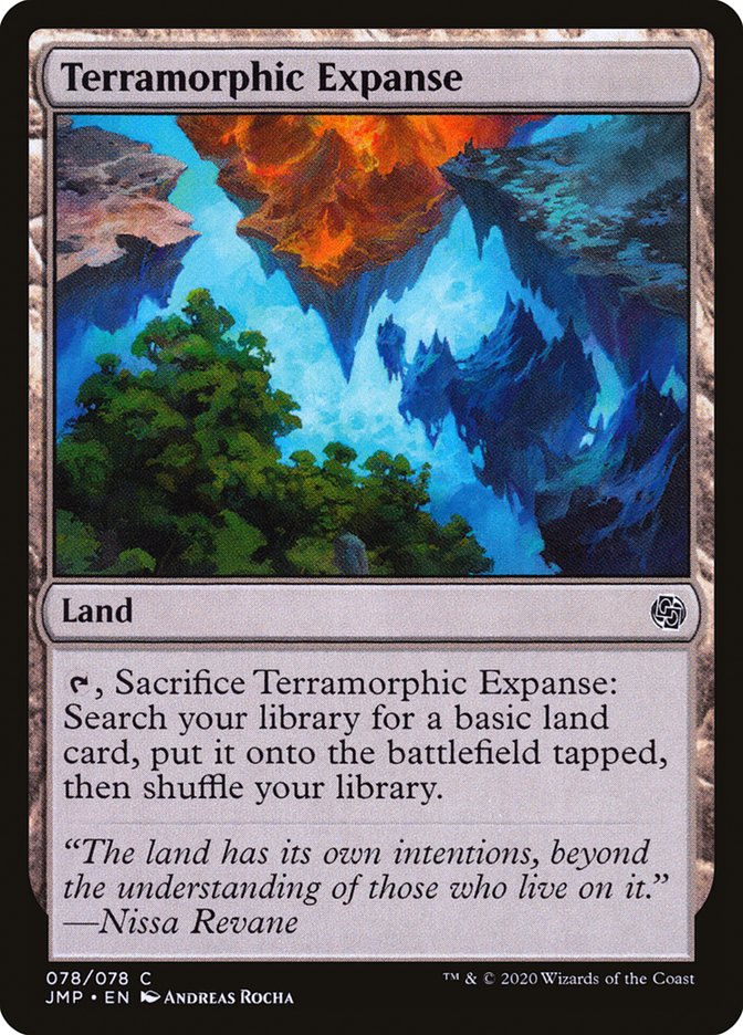 Terramorphic Expanse [Jumpstart] MTG Single Magic: The Gathering | Red Claw Gaming