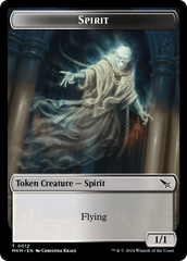 Thopter (0020) // Spirit Double-Sided Token [Murders at Karlov Manor Tokens] MTG Single Magic: The Gathering    | Red Claw Gaming