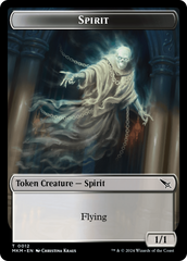 Detective // Spirit Double-Sided Token [Murders at Karlov Manor Tokens] MTG Single Magic: The Gathering | Red Claw Gaming