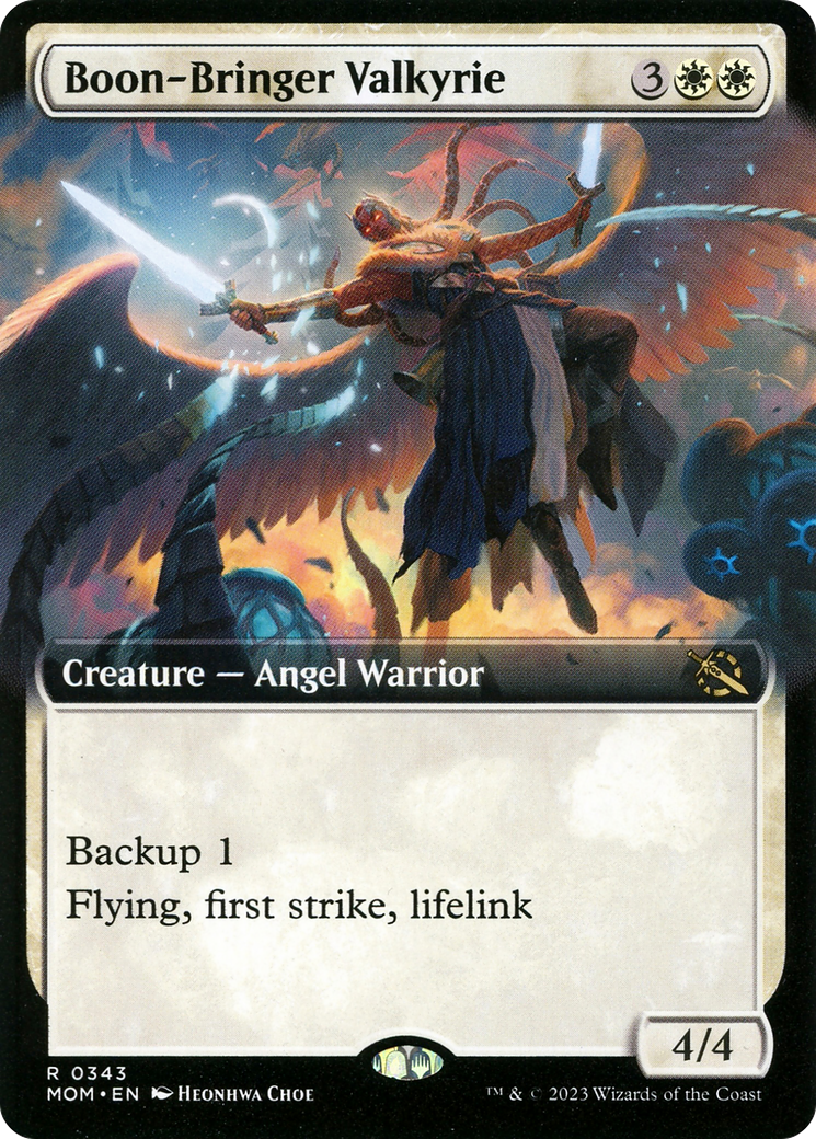 Boon-Bringer Valkyrie (Extended Art) [March of the Machine] MTG Single Magic: The Gathering    | Red Claw Gaming