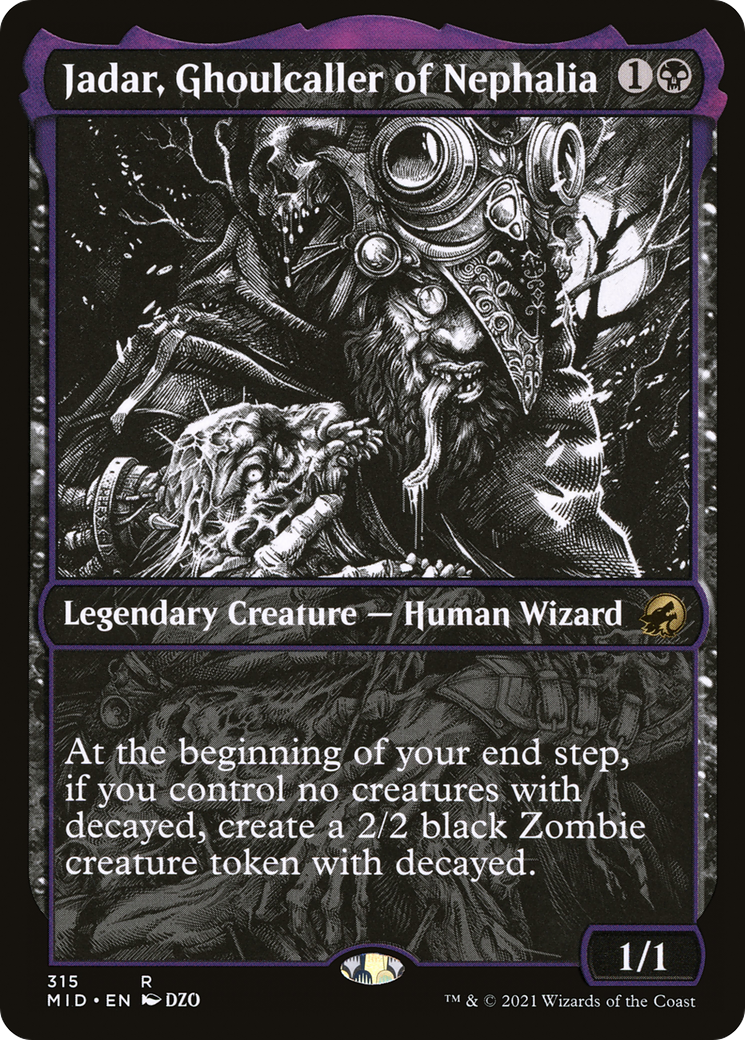 Jadar, Ghoulcaller of Nephalia (Showcase Eternal Night) [Innistrad: Midnight Hunt] MTG Single Magic: The Gathering | Red Claw Gaming
